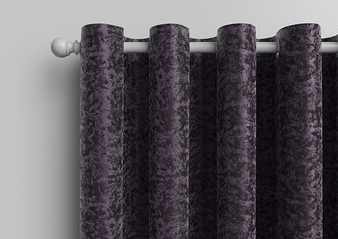 Cyrus Crushed Velvet, Deep Purple - Made to Measure Curtains - Image 12